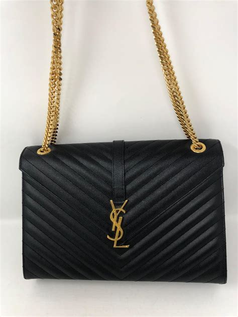 ysl black clutch purse|authentic YSL handbag clutch.